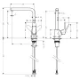 Змішувач для кухні HANSGROHE FOCUS 31827000