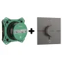 Термостат прихованого монтажу 2 функції із прихованою частиною HANSGROHE SHOWER SELECT DEL 15572340+01500180