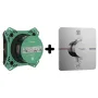 Термостат прихованого монтажу 2 функції із прихованою частиною HANSGROHE SHOWER SELECT DEL 15583000+01500180