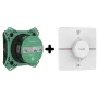 Термостат прихованого монтажу 2 функції із прихованою частиною HANSGROHE SHOWER SELECT S 15583700+01500180, білий матовий