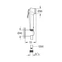 Гігієнічний душ GROHE TEMPESTA-F 1025302431, чорний матовий