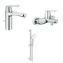 Набір змішувачів 3 в 1 GROHE EUROSMART COSMOPOLITAN UA126112M3