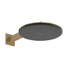 Лейка верхнього душу з кронштейном, 2 режими HANSGROHE RAINDANCE ALIVE 24540140, бронза сатин