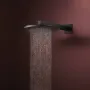 Лейка верхнього душу з кронштейном, 2 режими HANSGROHE RAINDANCE ALIVE 24540670, чорний матовий