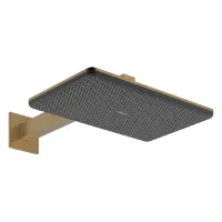 Лейка верхнього душу з кронштейном, 2 режими HANSGROHE RAINDANCE ALIVE 24550140, бронза сатин