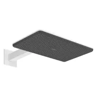 Лейка верхнього душу з кронштейном, 2 режими HANSGROHE RAINDANCE ALIVE 24550700, білий матовий