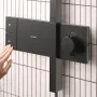 Душова система з термостатом HANSGROHE RAINDANCE ALIVE 24580340, чорний матовий хром