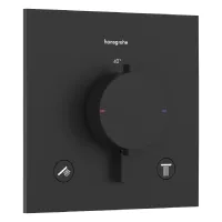 Змішувач прихованого монтажу HANSGROHE ECOSTAT COMFORT 33711670, чорний матовий