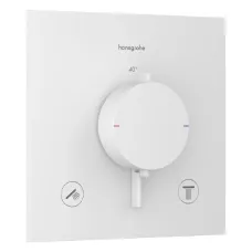 Змішувач прихованого монтажу HANSGROHE ECOSTAT COMFORT 33711700, білий матовий