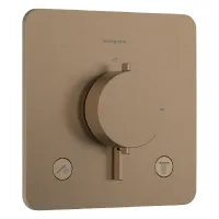 Змішувач прихованого монтажу HANSGROHE ECOSTAT COMFORT 33713140, бронза сатин