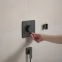 Змішувач прихованого монтажу HANSGROHE ECOSTAT COMFORT 33713340, чорний матовий хром