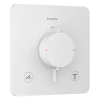 Змішувач прихованого монтажу HANSGROHE ECOSTAT COMFORT 33713700, білий матовий