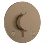Змішувач прихованого монтажу HANSGROHE ECOSTAT COMFORT 33715140, бронза сатин