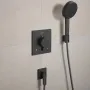 Змішувач прихованого монтажу HANSGROHE ECOSTAT COMFORT 33711340, чорний матовий хром