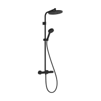 Душова система з термостатом HANSGROHE ACTIVERA 28078670, чорний матовий
