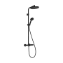 Душова система з термостатом HANSGROHE ACTIVERA 28078670, чорний матовий