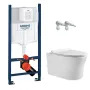 Набір інсталяційний GROHE RAPID SL 38840000+3855800M з безобідковим унітазом VOLLE AGUA RONDA 1307.003700, без кнопки