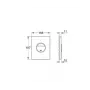 Кнопка змиву для інсталяції GROHE NOVA COSMOPOLITAN 38765000, хром