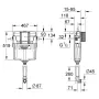 Прихований бачок для підлогового унітаза GROHE GD2 38661000