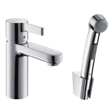 Змішувач для раковини з гігієнічним душем HANSGROHE METRIS S 31160000