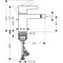 Змішувач для біде HANSGROHE METRIS S 31261000