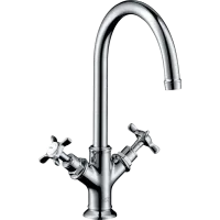 Змішувач для раковини AXOR MONTREUX 16502000, з 2 рукоятками