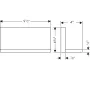 Полиця 240/120 AXOR SHOWER SOLUTIONS 40873000
