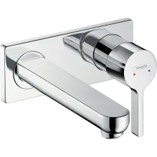 Змішувач для раковини настінний з довгим виливом HANSGROHE METRIS S 31163000