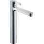 Змішувач для раковини з високим виливом і донним клапаном HANSGROHE METRIS S 31022000