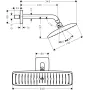 Верхній душ HANSGROHE RAINDANCE 27371000