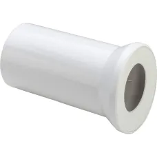 Коліно для унітазу пряме 250 мм VIEGA 101312, білий