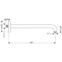 Кронштейн для верхнього душу HANSGROHE HANSGROHE 27413000