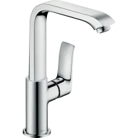 Змішувач для раковини зі зливним гарнітуром і поворотним виливом HANSGROHE METRIS 31087000