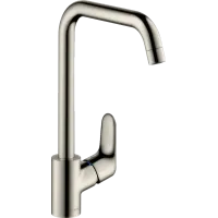 Змішувач для кухонної мийки HANSGROHE FOCUS M41 31820800, нержавіюча сталь