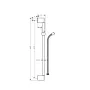 Штанга для душу HANSGROHE UNICA 27615000