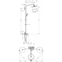Душова система HANSGROHE CROMA 27222000