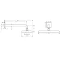 Лійка верхнього душу HANSGROHE RAINDANCE E 27376000