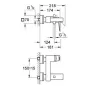 Змішувач для ванни GROHE EUROCUBE 23140000