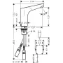 Змішувач для умивальника HANSGROHE FOCUS 31174000