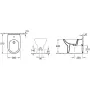 Біде підлогове VILLEROY &amp; BOCH O.NOVO 54610001, білий