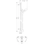 Штанга для душу HANSGROHE UNICA 27844000