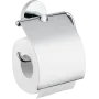 Тримач туалетного паперу з кришкою HANSGROHE LOGIS 40523000