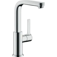 Змішувач для раковини з поворотним виливом і донним клапаном HANSGROHE METRIS S 31159000