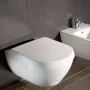 Сидіння з кришкою для унітазу VILLEROY & BOCH SUBWAY 2.0 9M68S101, білий