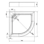Душовий піддон акриловий KOLO FIRST XBN1690000