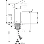 Змішувач без донного клапана HANSGROHE METRIS S 31068000