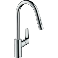Змішувач для кухні з висувним виливом HANSGROHE FOCUS 31815000