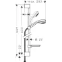 Душовий набір HANSGROHE CROMETTA 27764000