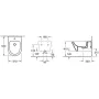 Біде підвісне VILLEROY & BOCH ARCHITECTURA 54840001, білий