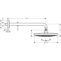 Верхній душ з тримачем HANSGROHE RAINDANCE SELECT 26466000